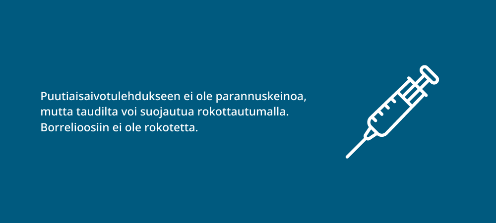 Rokottautumalla punkeilta suojautuminen