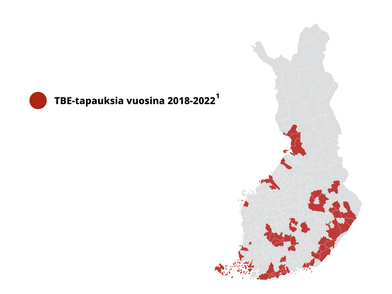 TBE-tapaukset – Suomi.