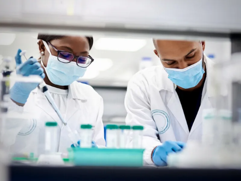 Rokotekehitys, laboratorio.